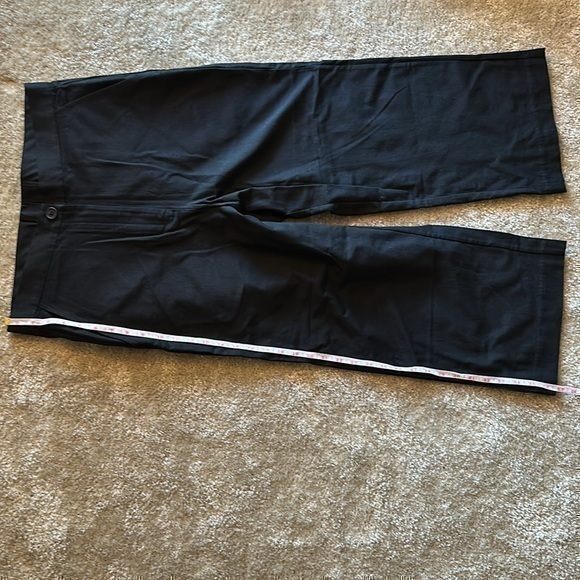 Turnblack India Linen Black Part of You High-Waisted Ankle Cropped Pants - Picture 8 of 15